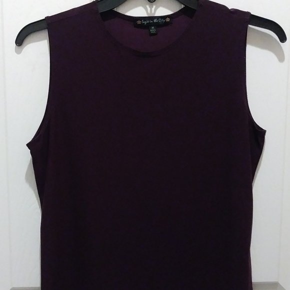 SOLD SOLD SOLD Suzie in the City Purple Blouse Medium - Picture 10 of 16